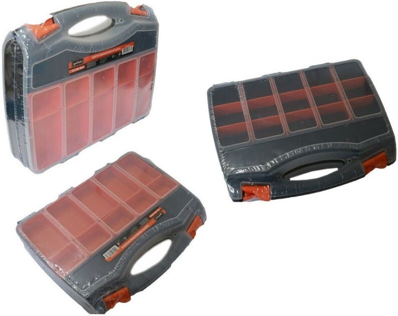 Trade Shop Traesio - Trade Shop - valigetta cassetta porta equipment und minute organizer 37X30X8 cm 31 scomparten -