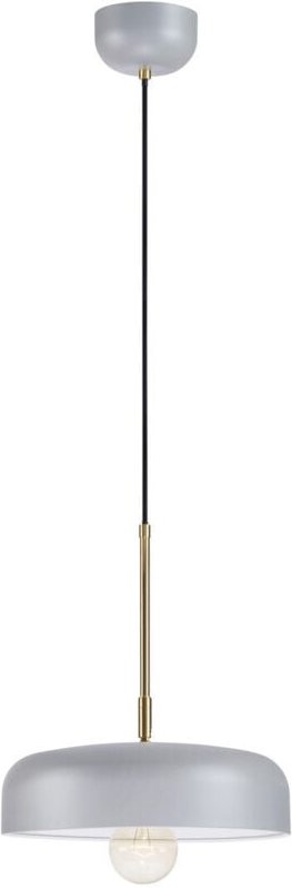 Markslojd CAEN Dome Deckenpendel 1 Hellgrau, Messing