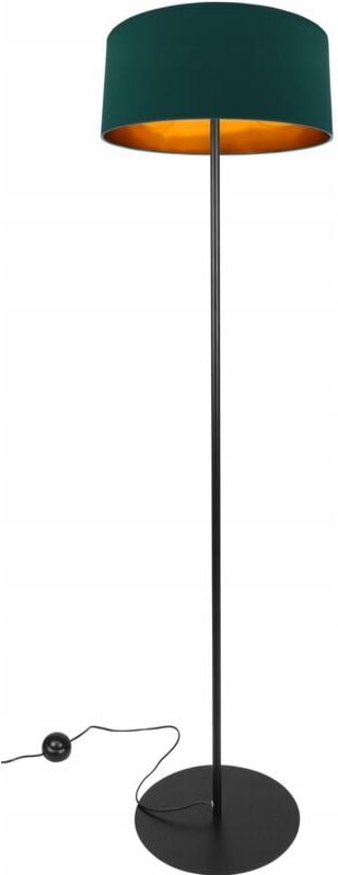 Thumbnail - Stehlampe, goldener Lampenschirm, modern