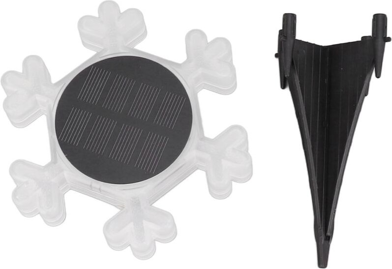 Solarbetriebene Schneeflocken-Gartenleuchte, IP65 wasserdicht