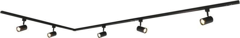 Stromschienenleuchte 'Jorell' aus Aluminium für Wohnzimmer & Esszimmer von Prios