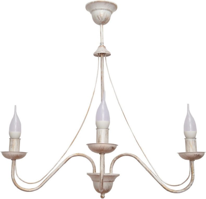 Malbo Mehrarm-Pendelleuchte Weiß, Gold 60cm - Helam