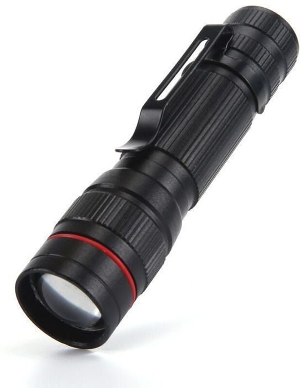 2er-Pack wiederaufladbare taktische LED-Taschenlampen, ultrastarke, per USB wiederaufladbare Taschenlampen mit wasserfes...