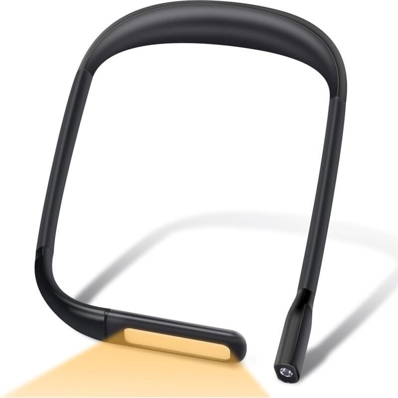Leselampe zum Umhängen, per usb wiederaufladbare LED-Lampe, flexibles Buchlicht zum Lesen im Bett, tragbares Leselicht, ...