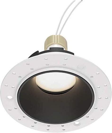 Maytoni - Einbauleuchte Deckenlampe Einbaulampe Esszimmerleuchte weiß schwarz d 10,2 cm