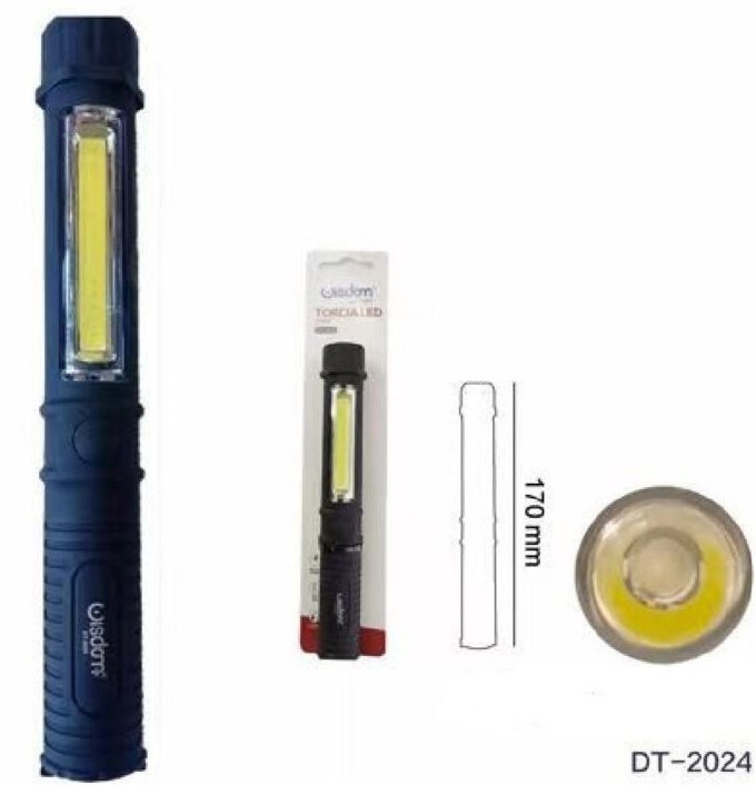 Trade Shop Traesio - Trade Shop - arbeitstasche tragbare tasche led licht lampe 170MM notfall DT-2024 -