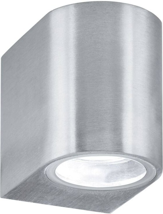 Searchlight - Outdoor - 1 Licht Außenwandleuchte Satin Silber IP44, GU10