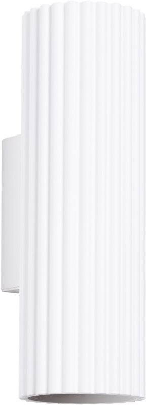 Wandleuchte Bernstein 2 GU10 Weiß Aluminium Lumilo 16.659.47