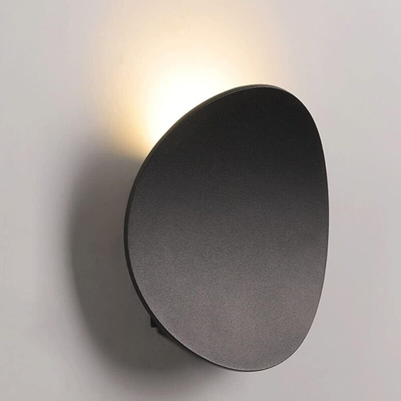 Wandleuchten für drinnen und draußen, moderne 7-W-LED-Wandlampen, auf- und abschwenkbare Wandleuchten aus Aluminium für ...