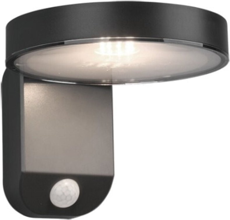 Trio - led Solar Wandleuchte Außenleuchte posadas mit Bewegungsmelder in Anthrazit