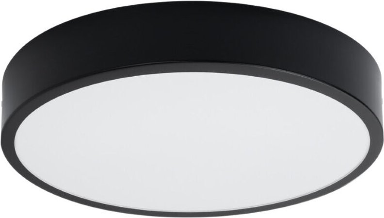 Thumbnail - Sollux Onyx Zylindrische Deckenleuchte 40cm Schwarz LED 3000K