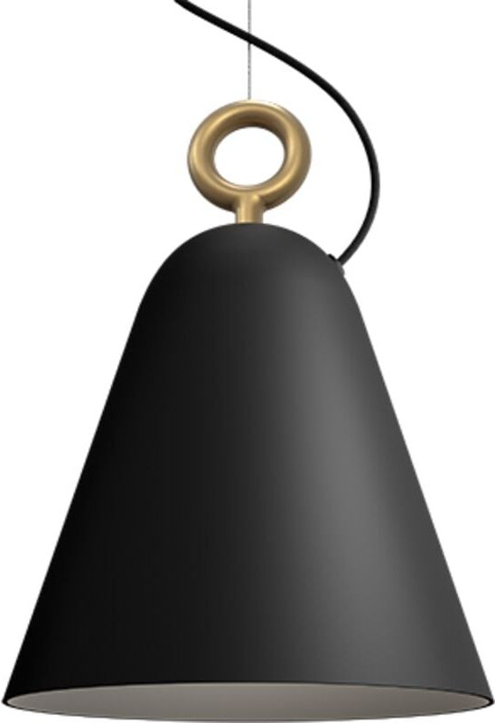 Thumbnail - Bella Dome Pendel-Deckenleuchte Flach Schwarz 1x E27