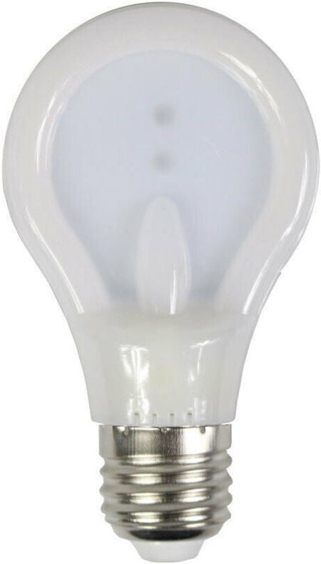 Trade Shop Traesio - Trade Shop - Schlanke, flache LED-Lampe, 12 w, E27, 6500 k, 3000 k, 4000 k, Heimbeleuchtung, A90 -