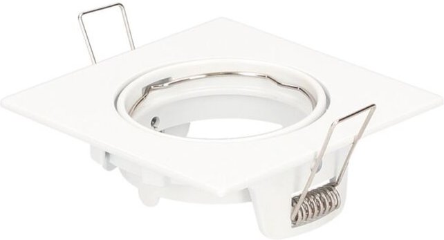 Chandur Weißer versenkter quadratischer Kippring