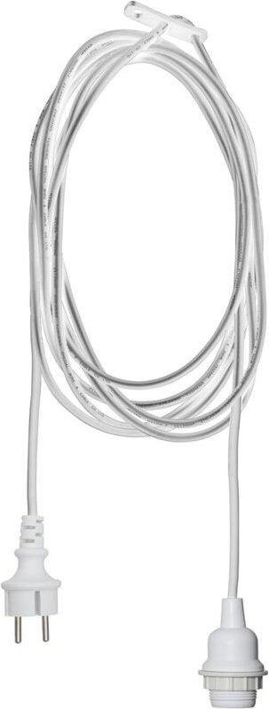 Star Trading - Lampenaufhängung Ute 5M, E27, Weiß, Außenbereich, 5 Meter, IP44