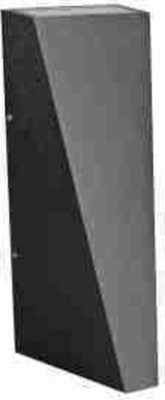 LED218297 VT-826 6W LED Wandleuchte Schwarzes Gehäuse IP65 3000K