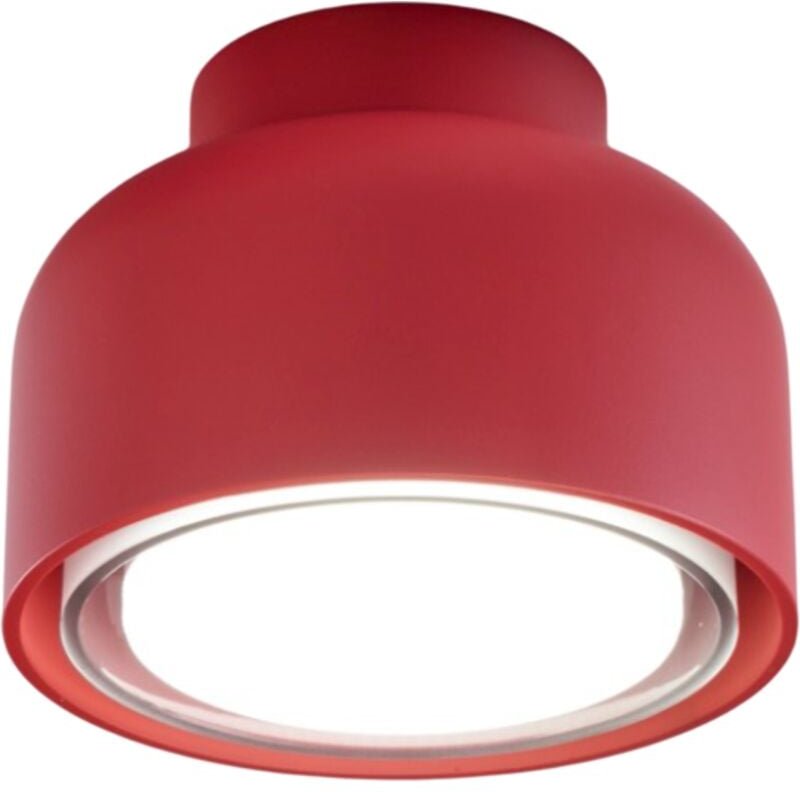 Moderne bottone Deckenleuchte in Magenta 1xGX53 Aluminium