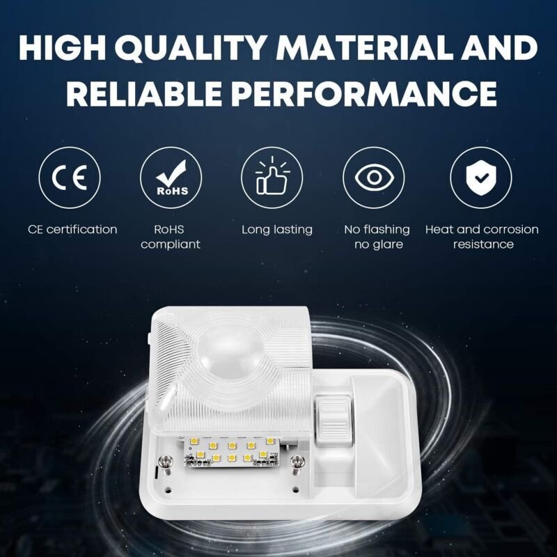 Stück 12V LED-Innenraumlampen für Auto, Wohnwagen, Wohnmobil, LKW, Anhänger, Camper, Boot – 800lm neutralweißes Licht mi...