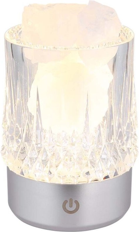 Thumbnail - Tischleuchte Beistelllampe Leselampe Kristall Effekt Touchdimmer H 10,5 cm