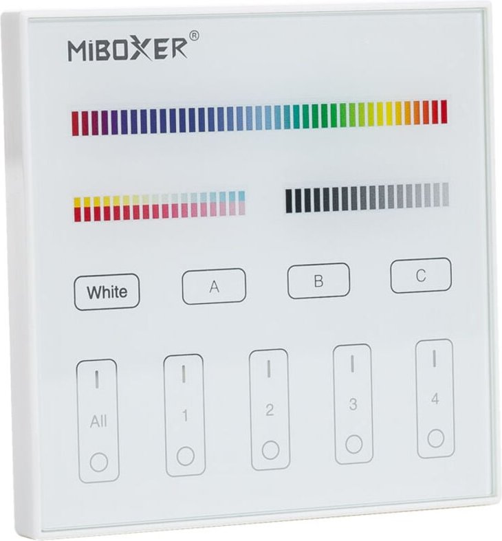 LED-Fernbedienung Touch DALI MiBoxer DP3S für Controller Dimmer DL-X RGB/RGBW/RGB+CCT