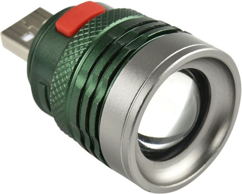 Tragbare, hochwertige USB-LED-Campinglampe mit 3 Modi, Mini - 1 Stück ausziehbare Taschenlampe (weißes Licht)