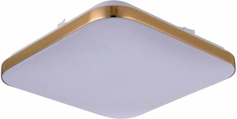 Quadratische Deckenleuchte Babilon 33 cm 18 W LED gold 4000k LP-335/1C S 4GD quadratisch Light Prestige