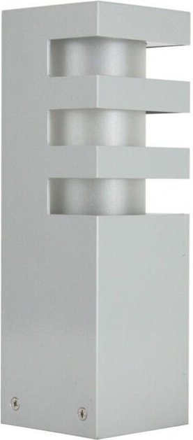 Gartenpfahl 25 cm 1xE27 silber IP54 SU-MA RADO RADO 3 AL