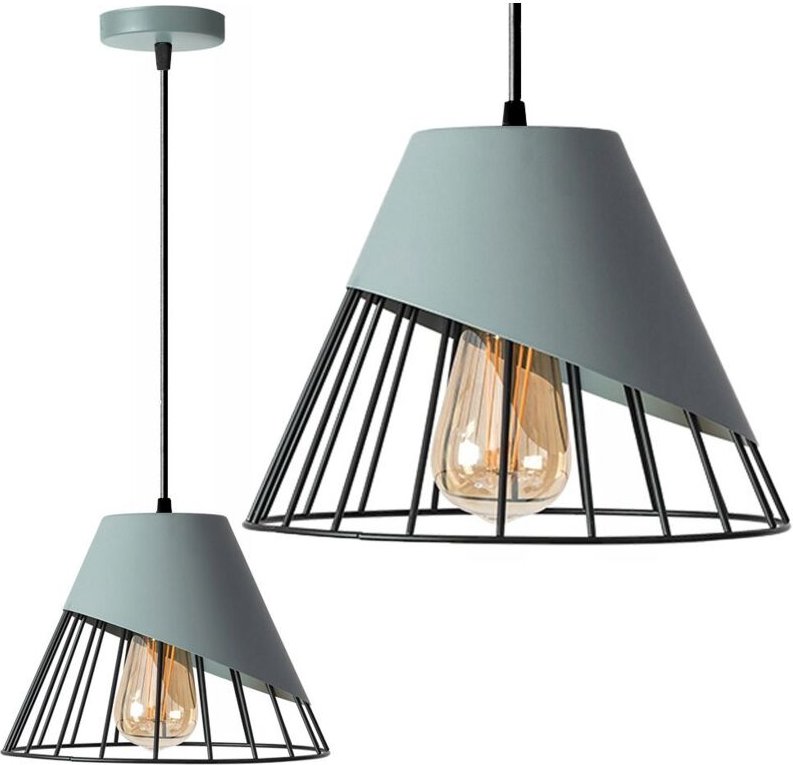 Hängelampe APP229-1CP grey black - Toolight