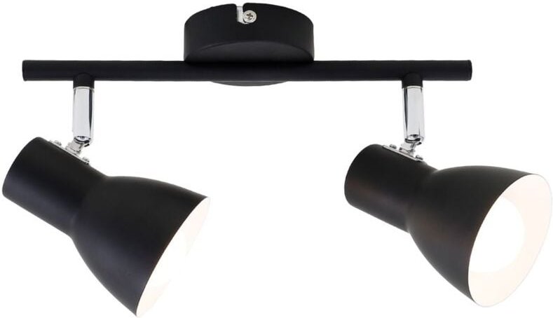 Briloner - Deckenleuchte Spotleuchte Retro schwenkbar E14 25 w schwarz Metall