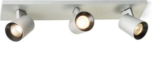 Rendl Light - Strahler kenny iii Deckenleuchte/Wandleuchte Aluminium gekämmt/schwarz 230V GU10 3x35W