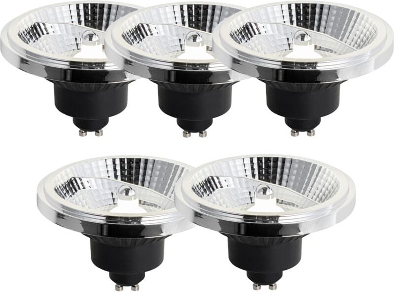 Luedd - 5er-Set GU10 Dimmbare LED-Lampe 111mm 10,5W 770LM 4000K