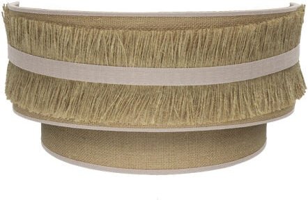 Fabrilamp - Wandleuchte Natalia 1xe27 Saco-beis 17x30x15 Cm