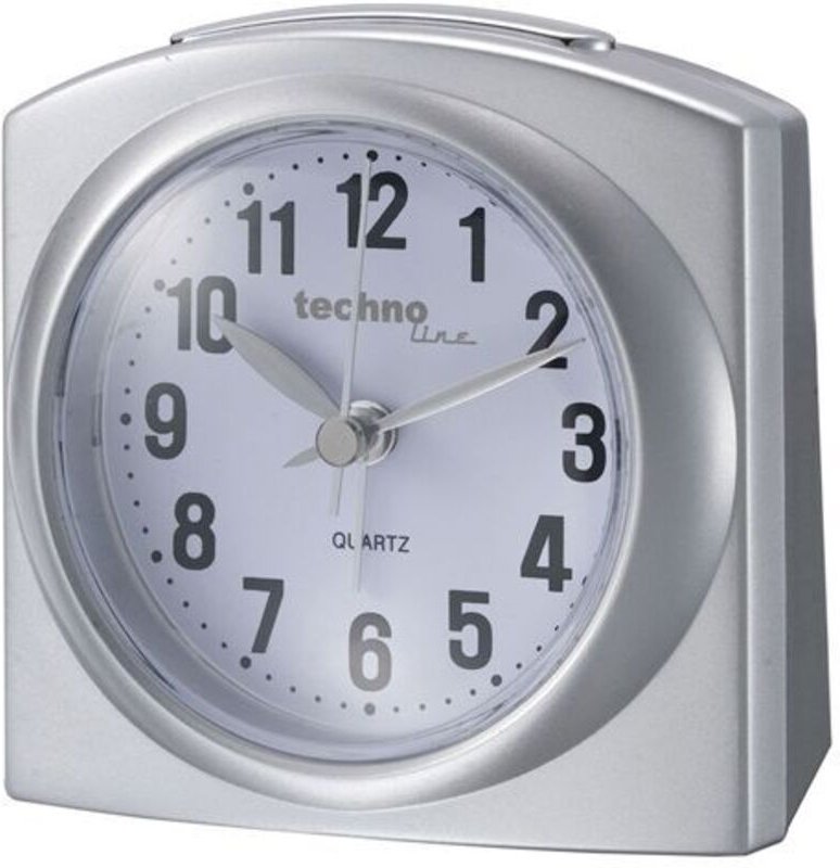 Technoline - Quarzwecker Modell l analog silber Wetterstationen