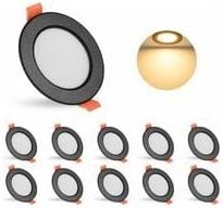 Einbaustrahler für Wand und Decke - LED Warmes Schwarzlicht
