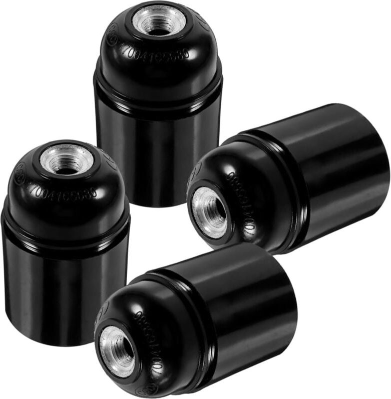 E27-Fassung, 4er-Set, Spiralfassung für Tischlampen, Stehlampen, Haushaltslampenfassungen