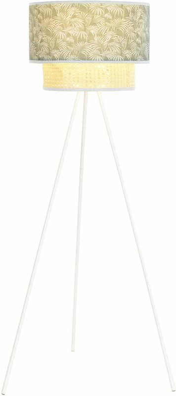 Polyester -Metall -Metall -Stehlampe 40x40x129 Palmiers Metall Polyester Farbmaterial Multicolor -Familie Details