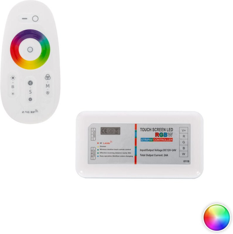 Efectoled - Controller Dimmbar LED-Streifen rgbw 12/24V dc mit RF-Steuerung rgbw