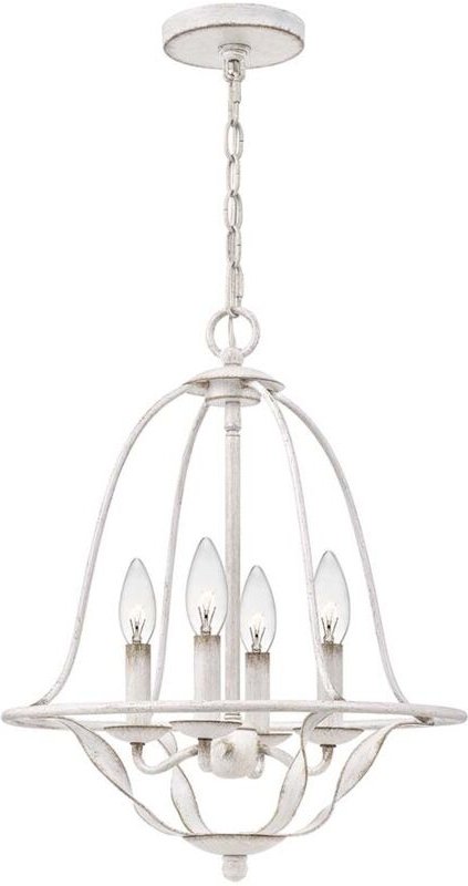 Quoizel - Elstead Bradbury Mehrarmiger Kronleuchter Antik Weiß