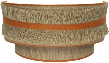 Wandleuchte natalia 1xe27 saco-orange 17x30x15 cm