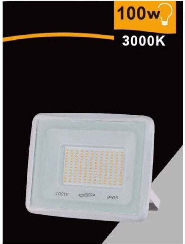 LED-Strahler 100 w, 9000 lm, IP65, Weiß, warmes, natürliches, kaltes Licht, Ek02-100w-b - -Warmweiß - - Ymyny