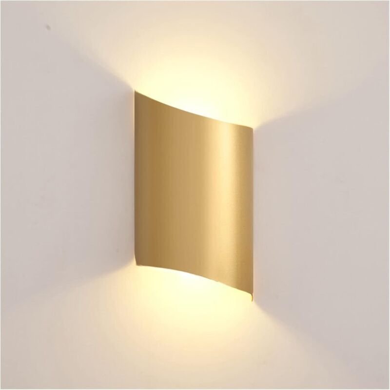 Ulisem Moderne, kreative LED-Wandleuchte, goldfarben, postmoderner Stil, luxuriöse Beleuchtungskörper für Schlafzimmer, ...