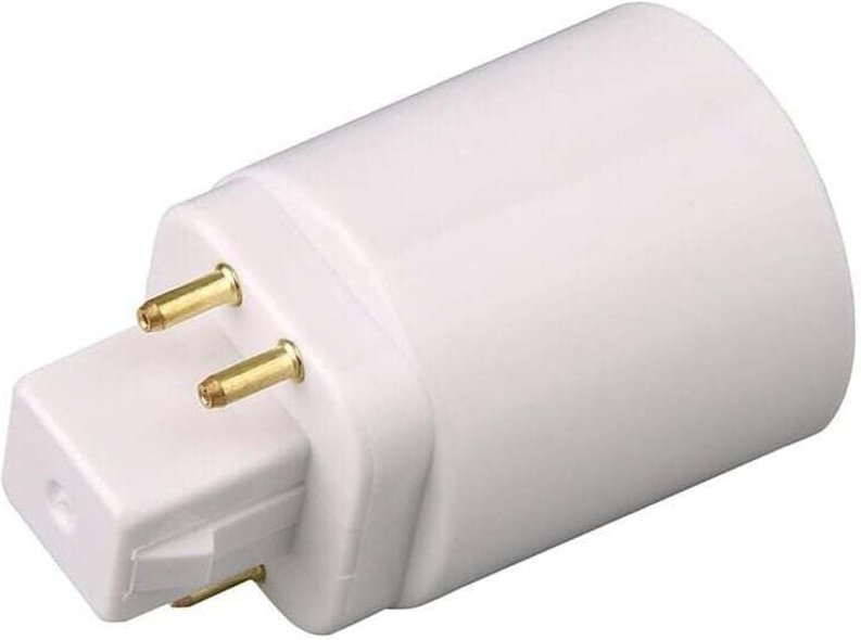 GX24Q LED-Lampenadapter auf E27 4-polige Fassung(2Stk)