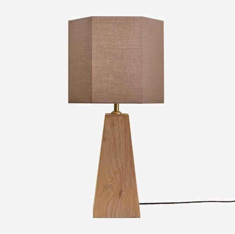 SKLUM Tischlampe aus Taraua-Mangoholz Mango-Holz
