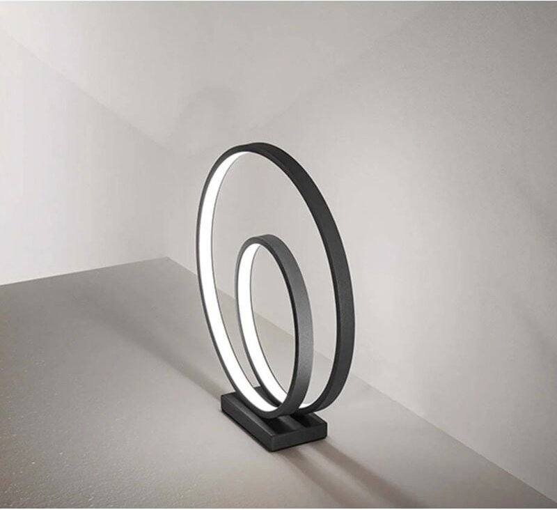 Led-tischleuchte design metall schwarz perenz 6621 n lc