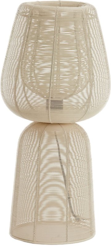 Thumbnail - Tischlampe - Aboso - beige - metall - E27 - - Light&living