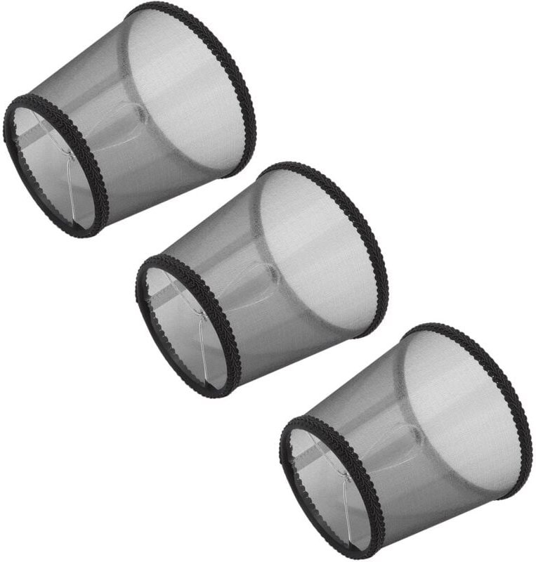 Kleiner Lampenschirm, feine Lichtdurchlässigkeit, einfach zu montierender Stofflampenschirm für Schlafzimmer mit E14-Glü...