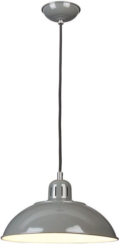 Franklin - 1 Light Dome Deckenanhänger Grau, E27 - Elstead