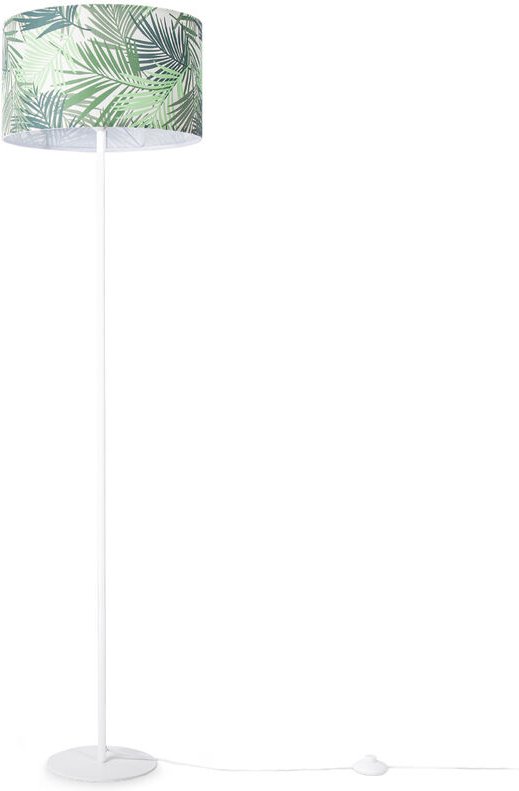 Stehleuchte Stehlampe Kinderzimmer Lampe Leselampe Deko Wohnzimmer Palme Grün (Ø38cm), Stehleuchte - Weiß - Paco Home
