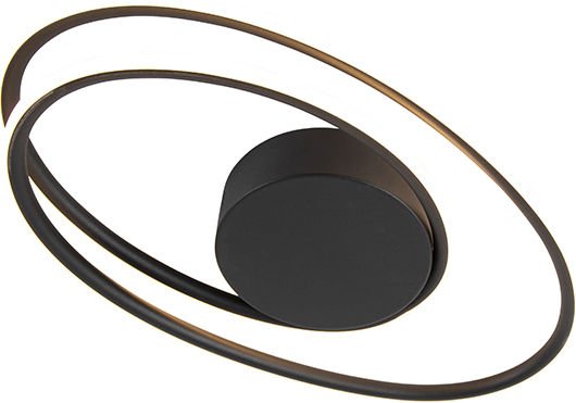 Design Deckenleuchte schwarz inkl. led 3 Stufen dimmbar - Rowan