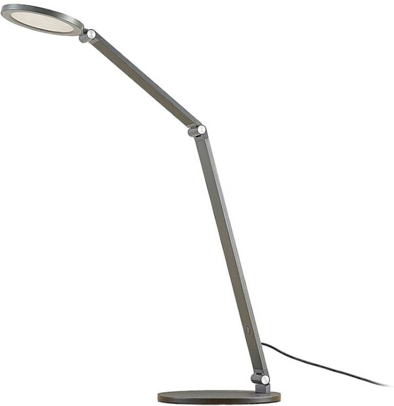 LED Tischlampe "Mion" aus Aluminium dimmbar für Arbeitszimmer & Büro von Lucande